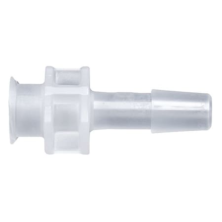 Cole Parmer Luer to Hose Barb Fitting, Straight Adap, Polypropylene, Cleanroom, Lrg Bore F Luerx5/16in ID;10PK LBF-5PP-QC